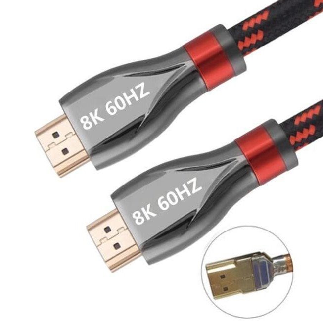 Kabel HDMI Kelajuan Ultra Tinggi 8K 48G