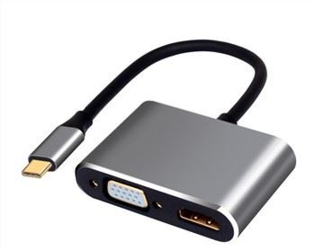 2 dalam 1 Jenis C HUB