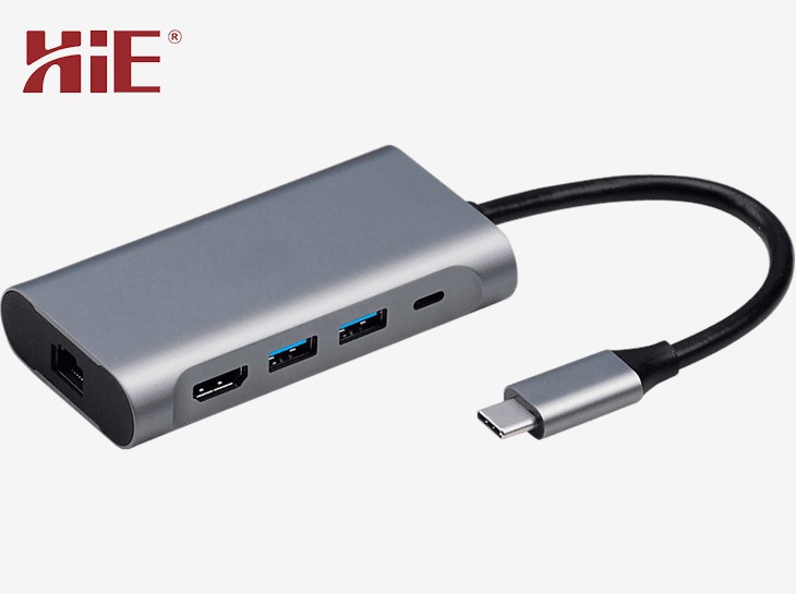 USB-C 5-dalam-1 Stesen Dok